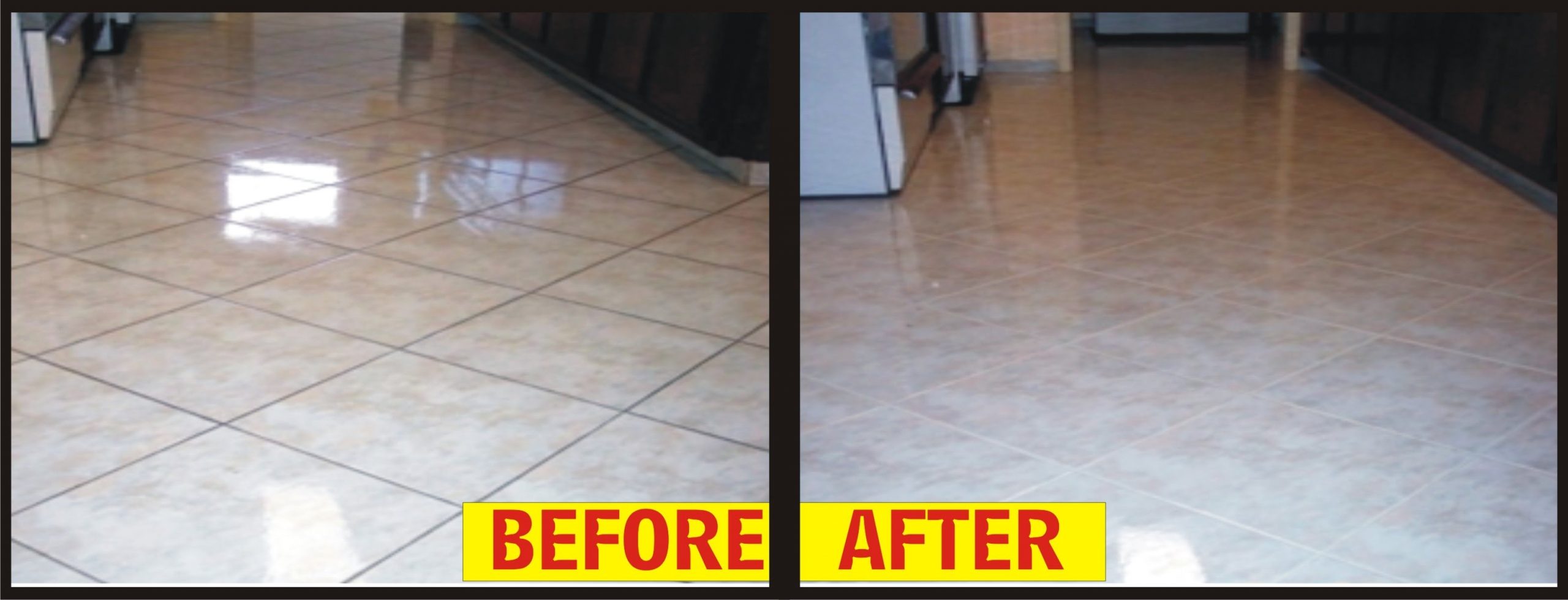 How do you clean tile floors with vinegar?
